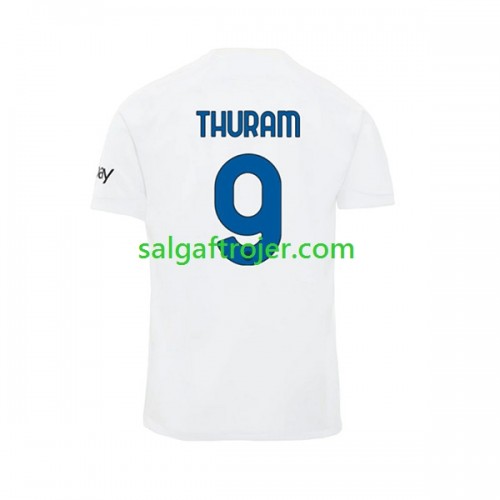 Internazionale Milano Marcus Thuram 9 Fodboldtrøjer Udebanesæt 2023/24 Kort ærmer Internazionale Milano Marcus Thuram 9 Fodboldtrøjer Udebanesæt 2023/24 Kort ærmer